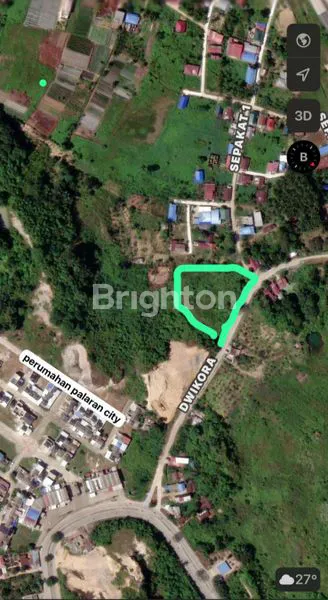 image DIJUAL TANAH LAHAN TERMURAH DI PALARAN PINGGIR JALAN COR SAMARINDA SEBERANG (2)