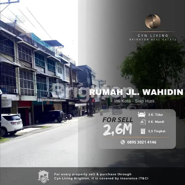 image RUKO JALAN WAHIDIN MEDAN - LOKASI STRATEGIS - INTI KOTA MEDAN (1)