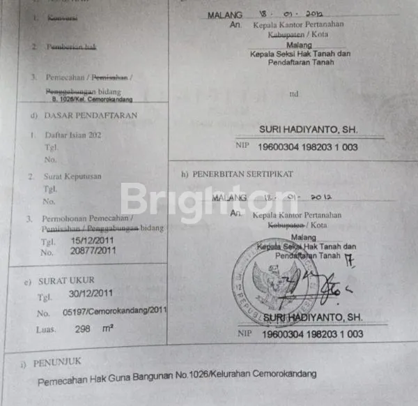 image DIJUAL GUDANG COCOK UNTUK PENYIMPANAN DI CEMOROKANDANG MALANG (3)