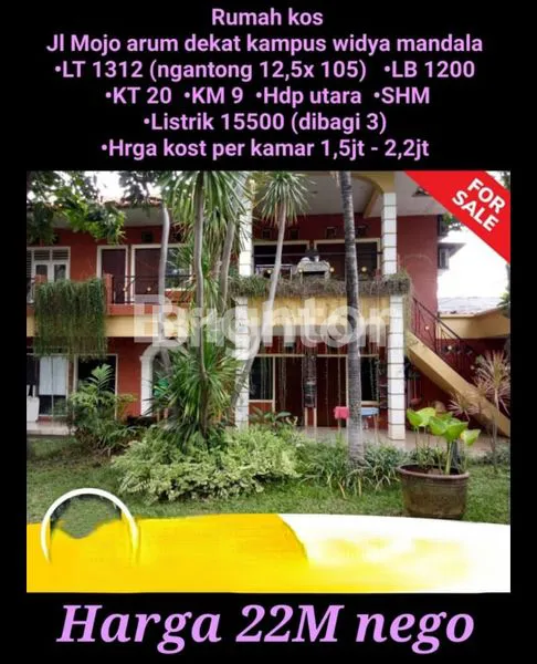image RUMAH KOS JL MOJO ARUM DEKAT KAMPUS WIDYA MANDALA (1)