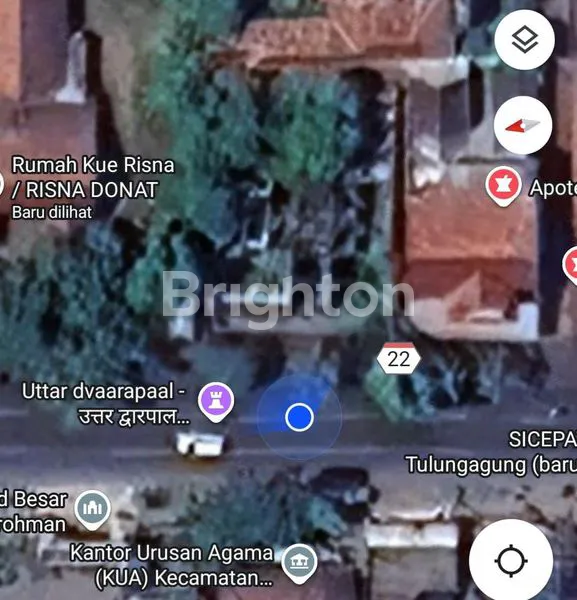 image JUAL TANAH. LEBAR DEPAN 14,8 METER. NOL ASPAL PROVINSI. (2)