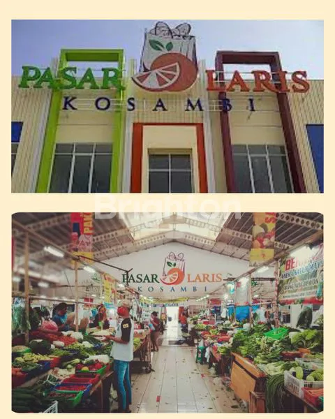 KIOS STAND PASAR LARIS LOKASI STRATEGIS RAMAI