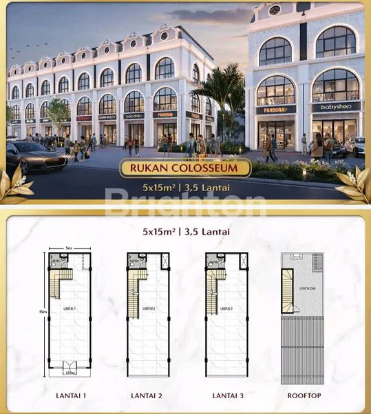 image RUKAN COLOSSEUM CLUSTER EROPA KOMPLEK PESONA INDAH CEMARA (2)
