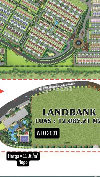 image LAHAN / KAVLING LUAS 1,2HA ++ DI LINGKUNGAN PREMIUM. BATAM CENTER. (1)