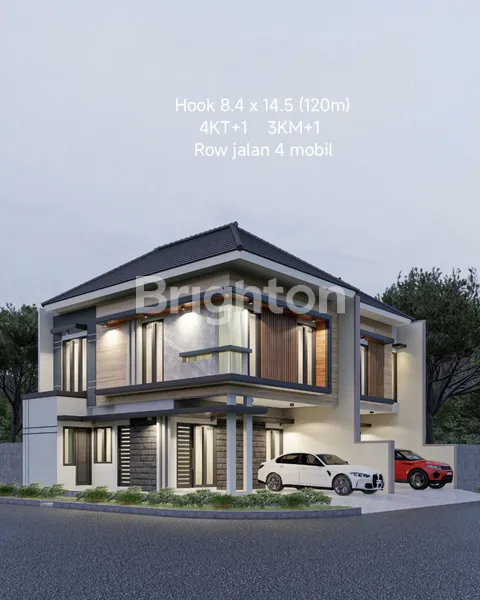 image DIJUAL RUMAH BARU 2 LANTAI MINIMALIS KLAMPIS SURABAYA TIMUR TENGAH KOTA – DEKAT GALAXY MALL, HOKKY, SEKOLAH PETRA & LITTLE SUN (2)
