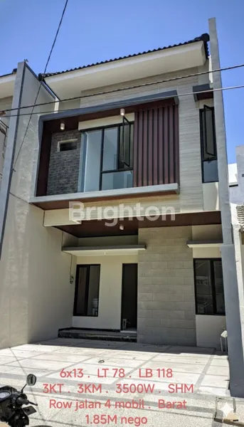 image RUMAH BARU DI KALMPIS TENGAH KOTA HARGA 1,8MAN MINIMALIS MODERN 2 LANTAI 3 KAMAR DEKAT HOKKY, GM & SEKOLAH PETRA, LITTLESUN, DLL  (1)