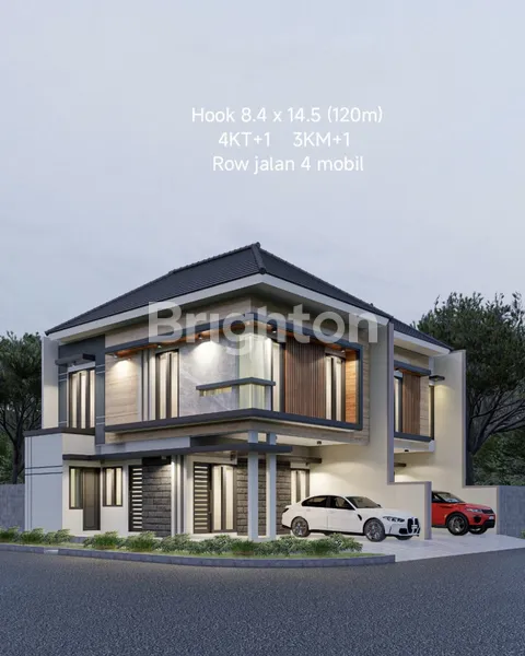 image RUMAH BARU DI KALMPIS TENGAH KOTA HARGA 1,8MAN MINIMALIS MODERN 2 LANTAI 3 KAMAR DEKAT HOKKY, GM & SEKOLAH PETRA, LITTLESUN, DLL  (2)