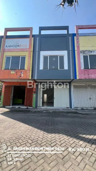 RUKO SIAP HUNI LOKASI GREEN MANSION TAMBAK REJO DEKAT PONDOK CANDRA WADUNG ASRI