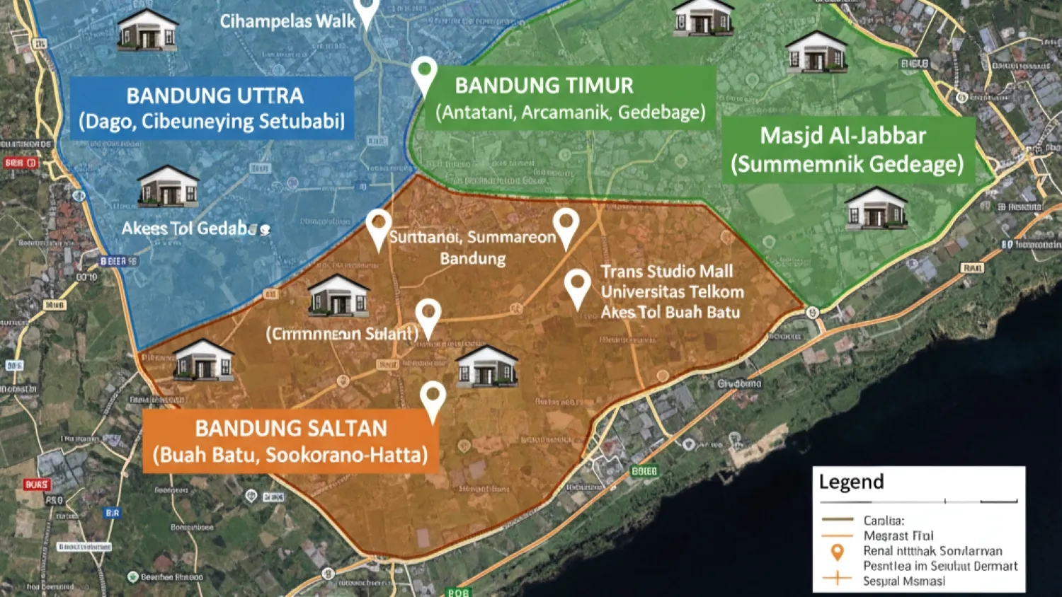 terrace house cluster bandung investasi ideal 4 analisis lokasi