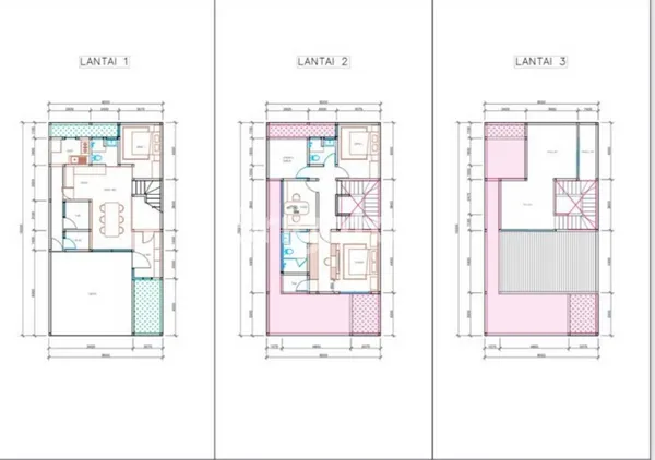 image BARU GRESS 3 LANTAI DHARMAHUSADA MAS DEKAT UNAIR, PAKUWON CITY MALL, MULYOSARI (3)