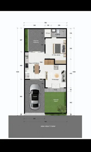 image FOR SALE RUMAH BARU BEBAS BANJIR KAWASAN NYAMAN (7)