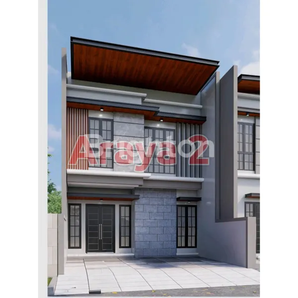 image RUMAH 2 LANTAI MINIMALIS KONTEMPORER GALAXY BUMI PERMAI ARAYA 2 SURABAYA (1)