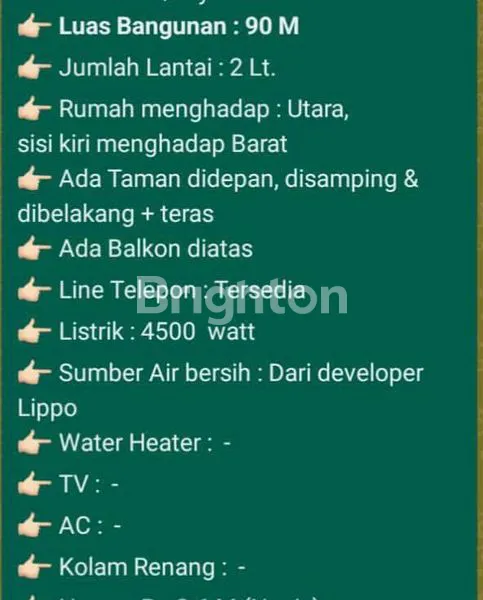 image DIJUAL RUMAH TAMAN BRITANIA LIPPO KARAWACI (7)