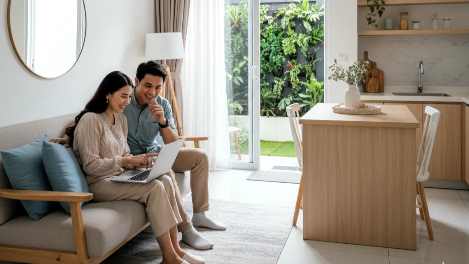 strategi interior rumah type 36 maksimalkan nilai 8 cermin ilusi optik