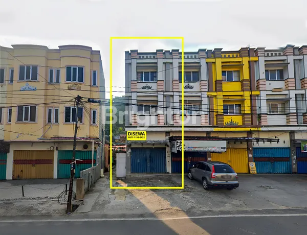 SEWA RUKO 3 LANTAI PINGGIR JALAN HAYAM WURUK