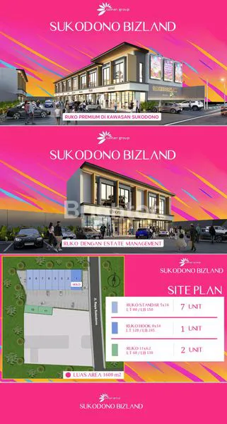 BIZLAND RUKO BARU 0 JL RAYA PALING STRATEGIS DI SUKODONO SIDOARJO