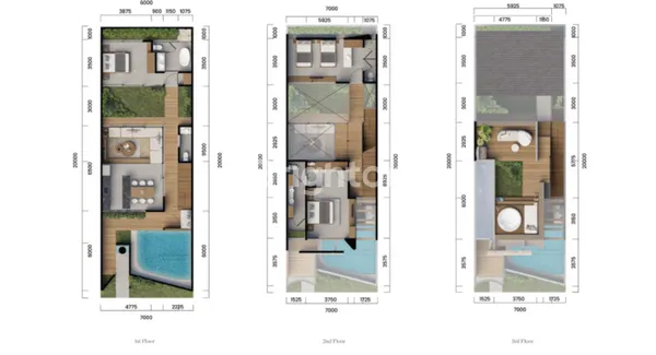 image JUAL PRIMARY VILLA MEWAH SEMINYAK TIPE PRINGGADANI 3 LANTAI 3 KAMAR (2)