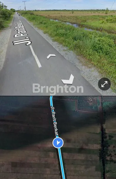 image LAHAN TANAH KOSONG UKURAN LUAS  SIAP BANGUN PINGGIR JALAN RAYA PARIT BERKAT (4)