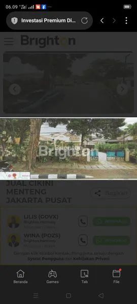image DI JUAL RUMAH HUNIAN NYAMAN CIKINI (2)