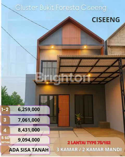 image RUMAH SCANDINAVIAN 2 LANTAI LOKASI BERKEMBANG ASRI DAN STRATEGIS (1)