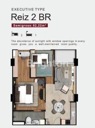 image APARTEMEN VASAKA STRATEGIS, 2KT LT 82M² MEDAN (2)