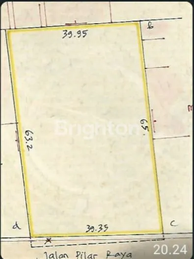 TANAH RATA SIAP BANGUN PINGGIR JALAN KEDOYA