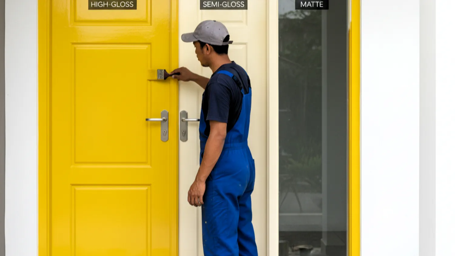 cat pintu rumah warna kuning nilai jual properti 17 tips aplikasi