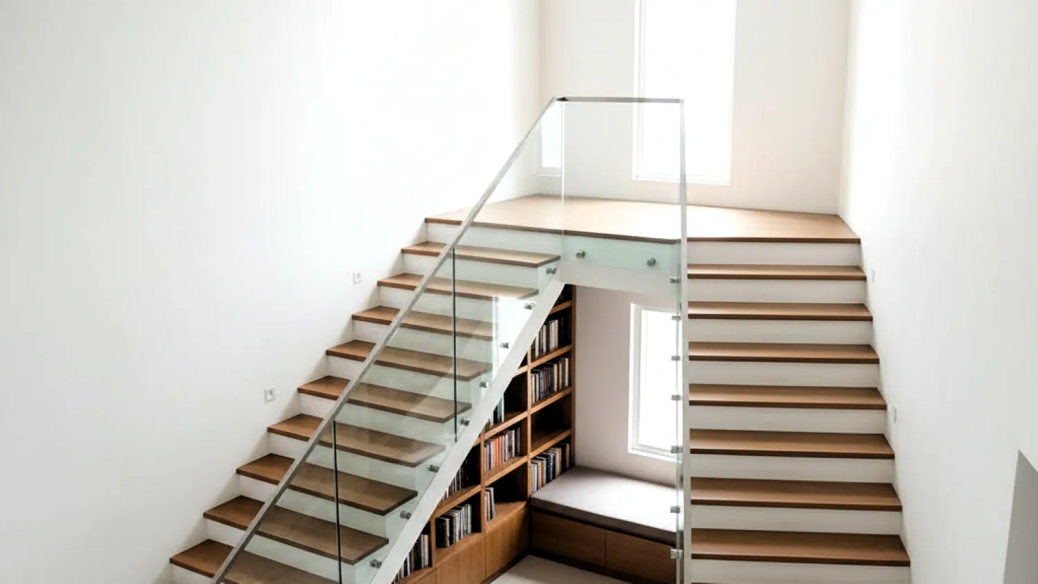 bentuk tangga rumah minimalis hemat ruang 8 tangga model u