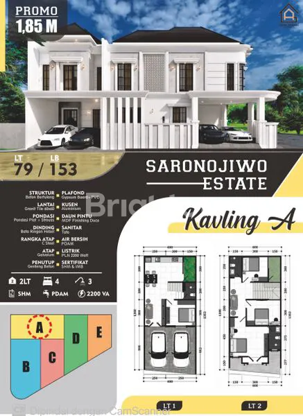 image RUMAH MEWAH BARU RAYA JEMURSARI & RAYA PRAPEN SARONOJIWO 1 DEKAT MARGOREJO INDAH (1)