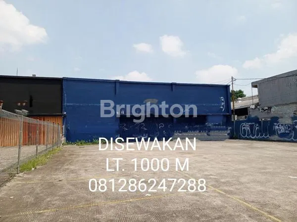 TEMPAT USAHA 1000 M, STRATEGIS DEPAN STASIUN LRT