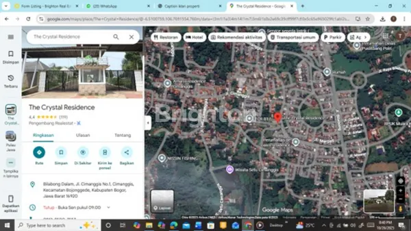 image DIJUAL RUMAH SIAP HUNI DI THE CRYSTAL RESIDENCE – BOJONGGEDE, BOGOR (2)