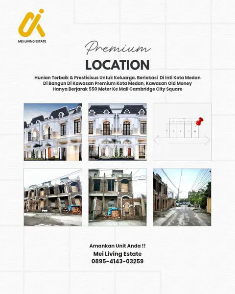 image VILLA POSISI HOOK PRIME LOCATION HANYA 550 METER KE MALL CAMBRIDGE KONDISI KOSONG  (3)