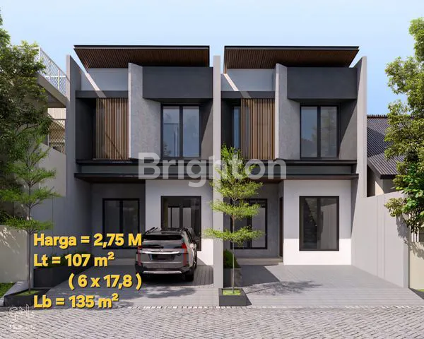 image RUMAH 2 LANTAI MANYAR NEW GRESS MINIMALIS (2)