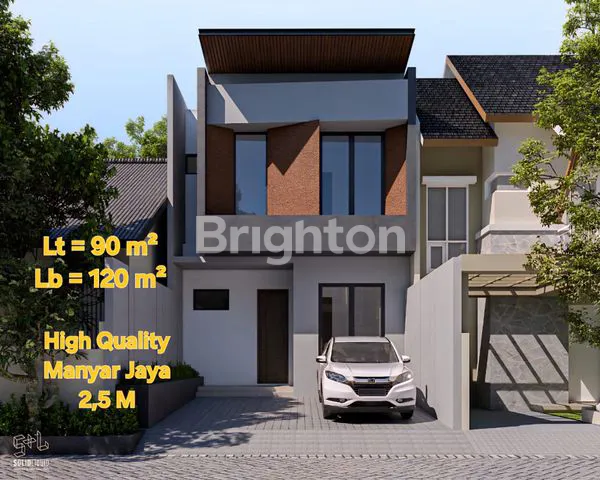 image RUMAH BAGUS BARU GRESS 2 LANTAI MANYAR JAYA DEKAT MERR GALAXY MALL, KLAMPIS, NGAGEL, TENGAH KOTA, DHARMAHUSADA, KERTAJAYA, UNAIR, ITS, UNTAG, HANG TUAH (2)