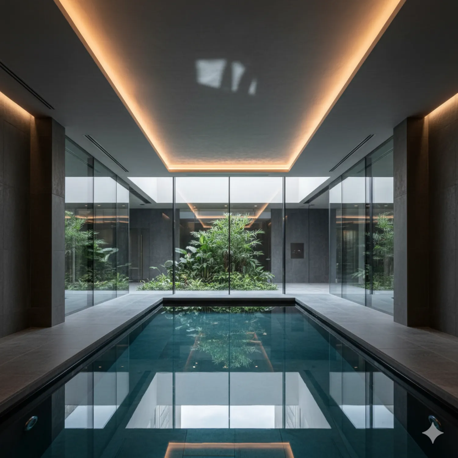 panduan desain kolam renang dalam rumah 9 desain minimalis modern