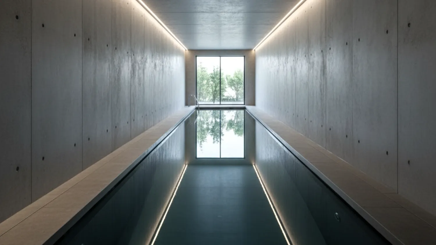 panduan desain kolam renang dalam rumah 10 lap pool