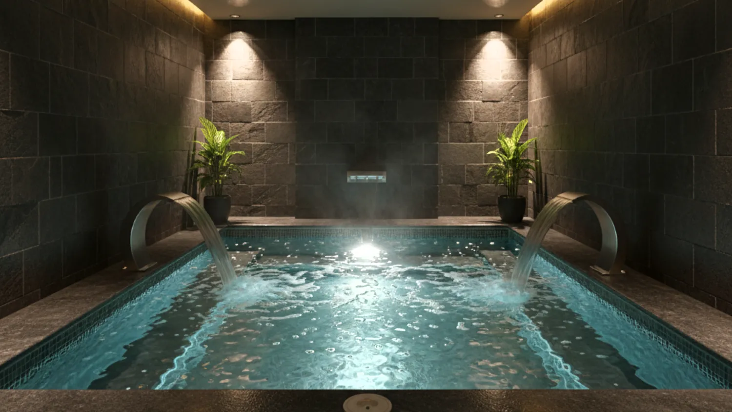 panduan desain kolam renang dalam rumah 11 plunge pool