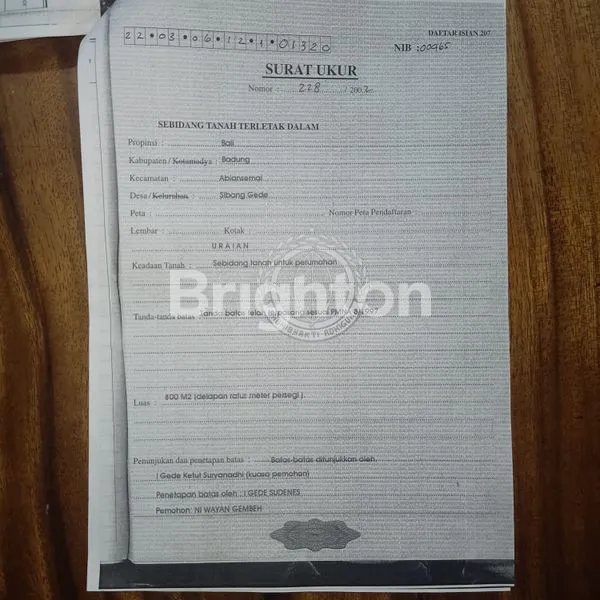 image DIJUAL TANAH DI DARMASABA DENPASAR 8 ARE (2)