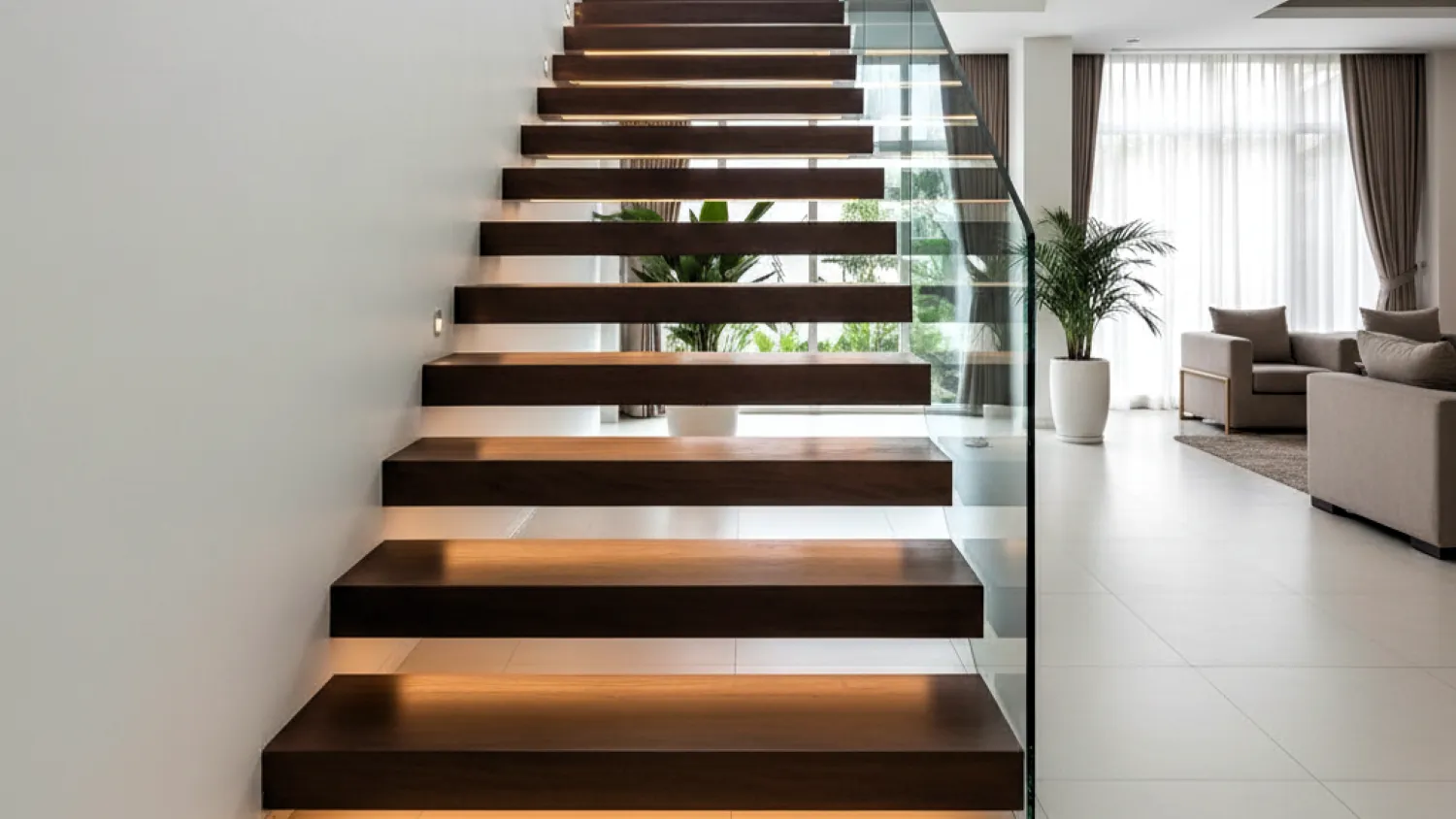 desain tangga rumah mewah minimalis 8 tangga melayang