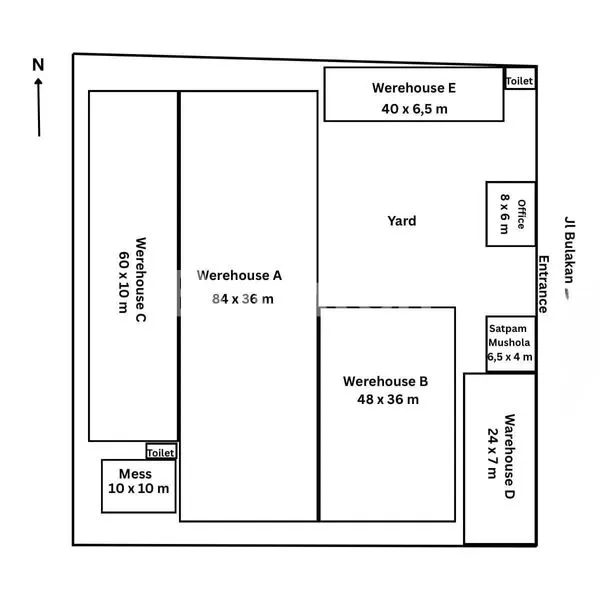 image PABRIK JATAKE LT 1 HA LB 3.000M² SHM (8)