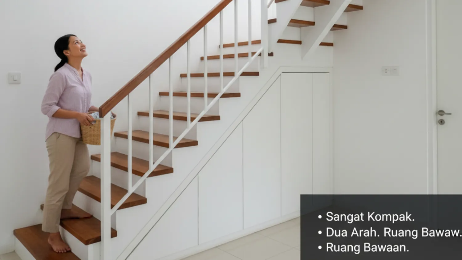 panduan ukuran tangga minimalis rumah kecil 11 tangga bentuk U