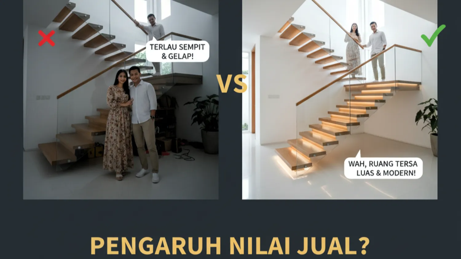 panduan ukuran tangga minimalis rumah kecil 14 analisis pasar