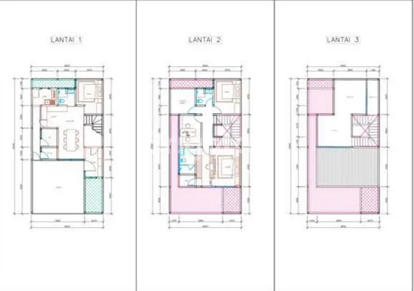image RUMAH BARU MINIMALIS DHARMAHUSADA MAS KERTAJAYA MANYR SURABAYA ROW 3 MOBIL (2)