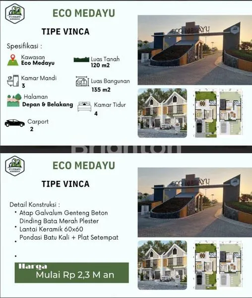 image RUMAH 2 LANTAI SURABAYA TIMUR \" ECO MEDAYU \" CIAMIK POOL (4)