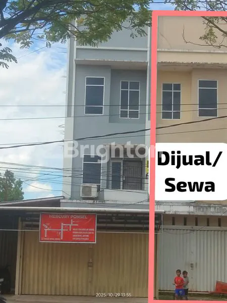 RUKO  STRATEGIS 3 LANTAI DIJALAN HUSEIN HAMZAH PONTIANAK BARAT
