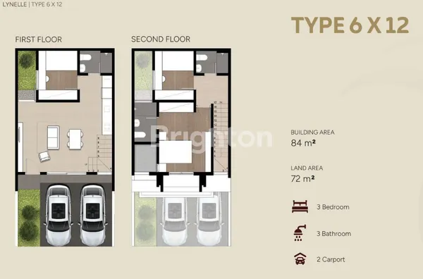 image RUMAH 3 KT DI LYNELLE VIRÈYA - BSD CITY - DEKAT STASIUN & TOL, HARGA 1.9M-AN (8)