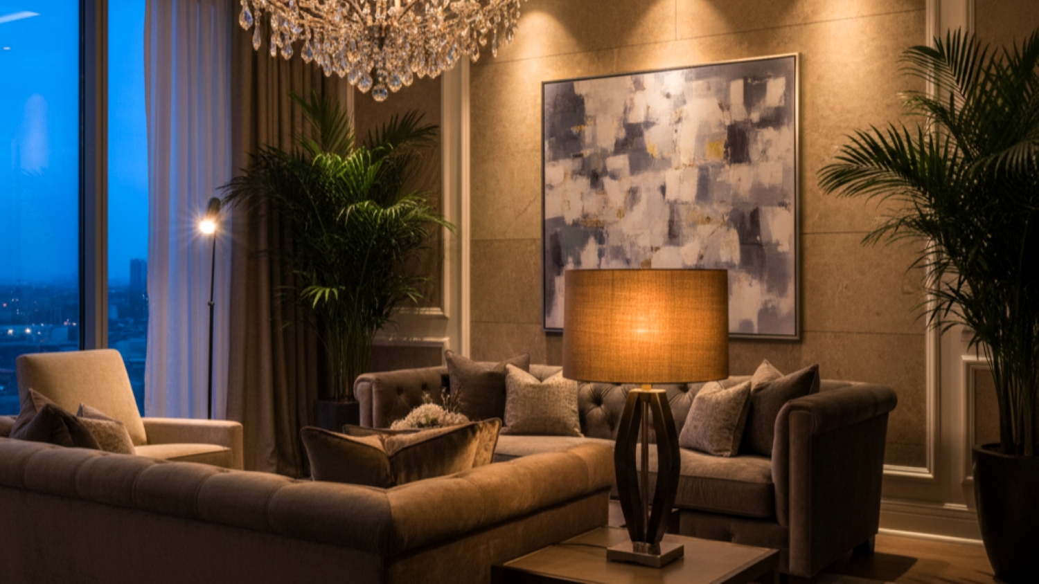 panduan desain interior ruang keluarga mewah 5