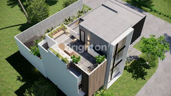 image RUMAH MODERN BANGUNAN MANDIRI DI BSD CITY ADA ROOFTOP (7)