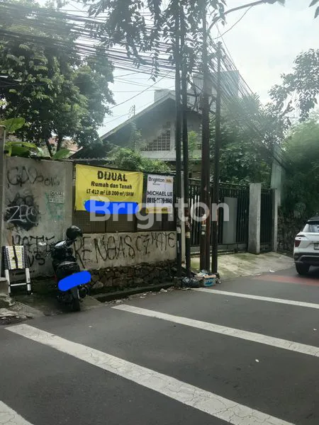 image RUMAH DAN TANAH LUAS 412M² PALMERAH KEMANGGISAN DAN KEBAYORAN LAMA POSISI JALANAN 2 JALUR MOBIL (5)