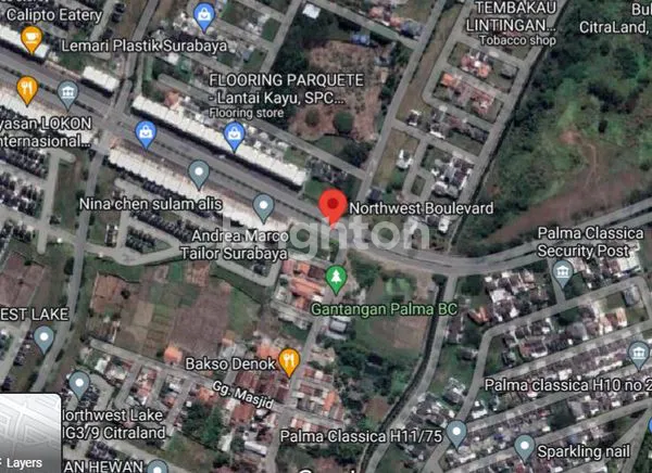 image KAVLING MURAH CITRALAND NORTHWEST! LUAR CLUSTER ROW JALAN 4 MOBIL LOSS! KOTAK NORMAL SIAP BANGUN! (2)